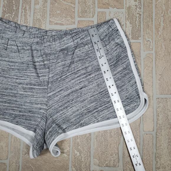 NEW Victoria's Secret Pink Lounge Shorts XXL Gray White Letters - Picture 5 of 5